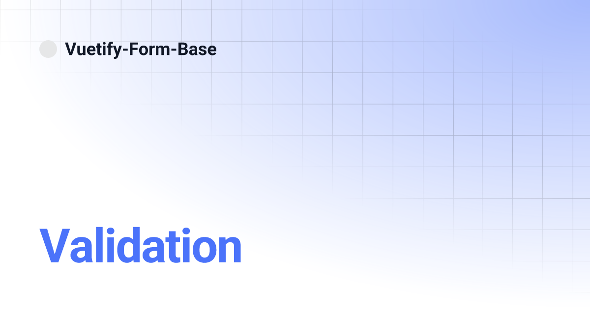 vuetify form lazy validation